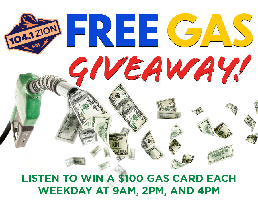 Free Gas Giveaway [CONTEST CLOSED] 104.1 ZION FM 10 In A Row